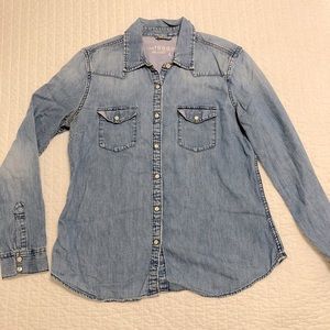 Denim long sleeved GAP button down